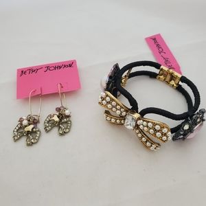 betsey Johnson jewelry set